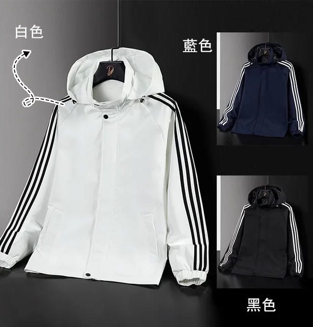 男女同款連帽衝鋒衣   科技防水防风抗油污   耐磨耐刮  時尚有型