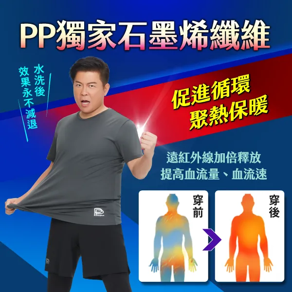 獨家HSG石墨烯 ,持續釋放 遠紅外線 ,促進循環 通體舒暢 ,排除毒素 全面修復 『它』不只是衣服 更是穿的保健品, 打通你的任督二脈 穿出你健康人生 獨家HSG石墨烯 ,持續釋放 遠紅外線 ,促進循環 通體舒暢 ,排除毒素 全面修復 『它』不只是衣服 更是穿的保健品, 打通你的任督二脈 穿出你健康人生