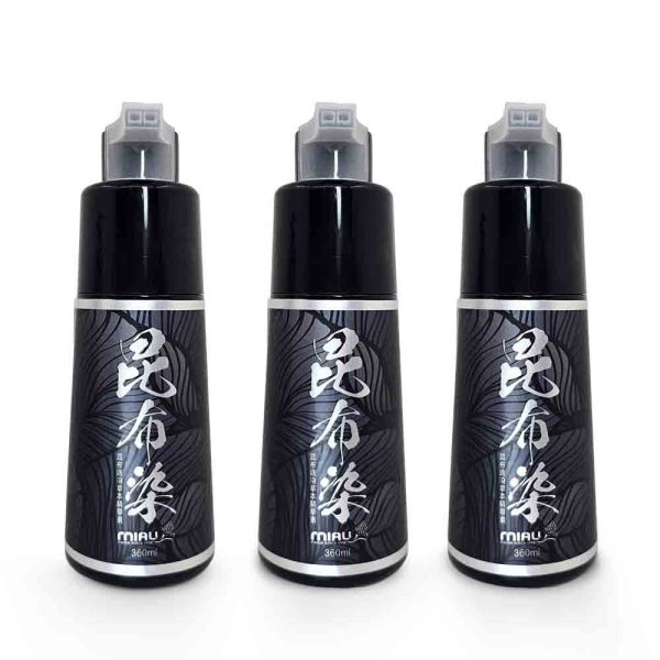 MIAU【昆布速染草本精華素】完美遮蓋白髮/染髮只要10分鐘/修護和鎖色的無臭配方/台灣生產〈無添加PPD/重金屬/甲醛/酯類防腐劑〉