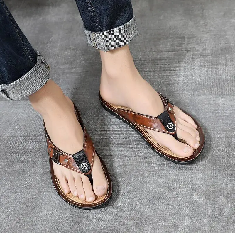 【匠心製造】日本直郵,專為男士訂製的夏季涼鞋,復古時尚,防滑防臭腳,軟底人字拖! 【匠心製造】日本直郵,專為男士訂製的夏季涼鞋,復古時尚,防滑防臭腳,軟底人字拖!