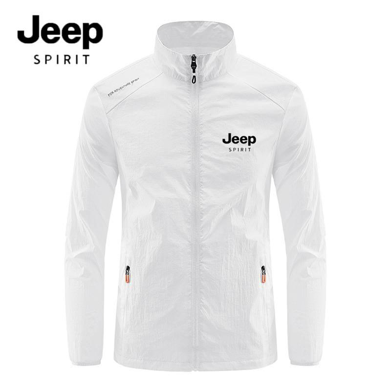 【JEEP官方授權】2024速乾防曬衣 超薄透氣 冰絲皮膚衣 戶外、釣魚、通勤、運動 M-5XL
